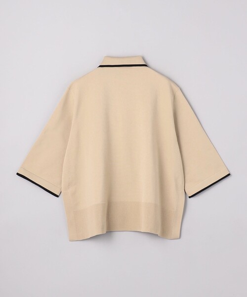 UNITED ARROWS ニット セーター ミニマル フリル ポロニット