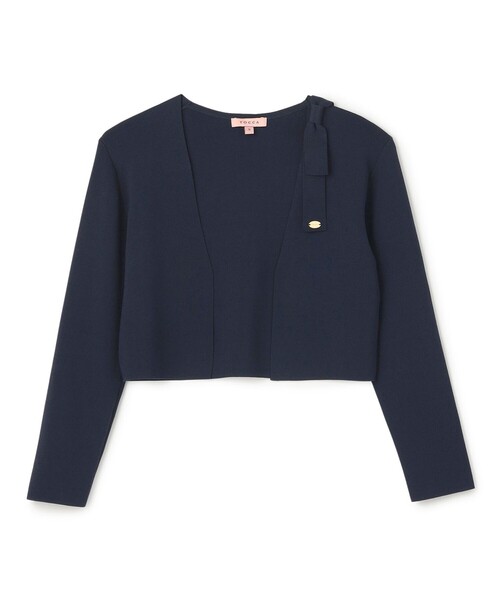 カーディガン BOW KNOT KNIT ボレロ レディース
