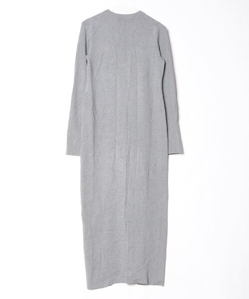 UN3D. 「UN3D.」 ニットワンピース 38 グレー レディース : ZOZOTOWN  