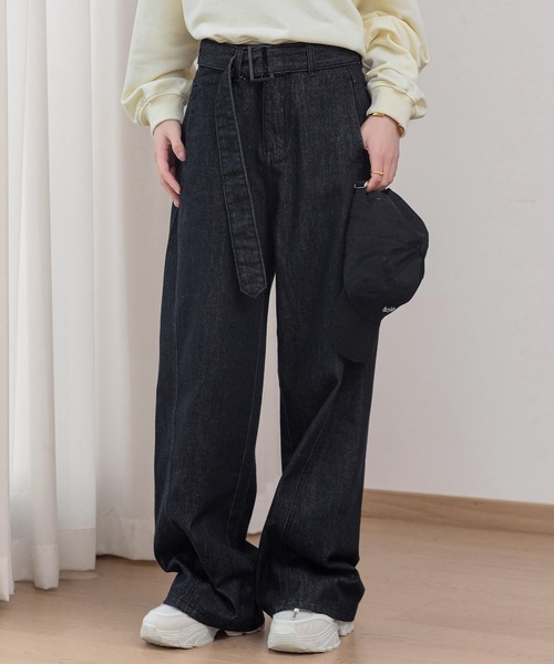 DAY CLOSET ワイドパンツ ジーンズ デニム デニムパンツ レディース