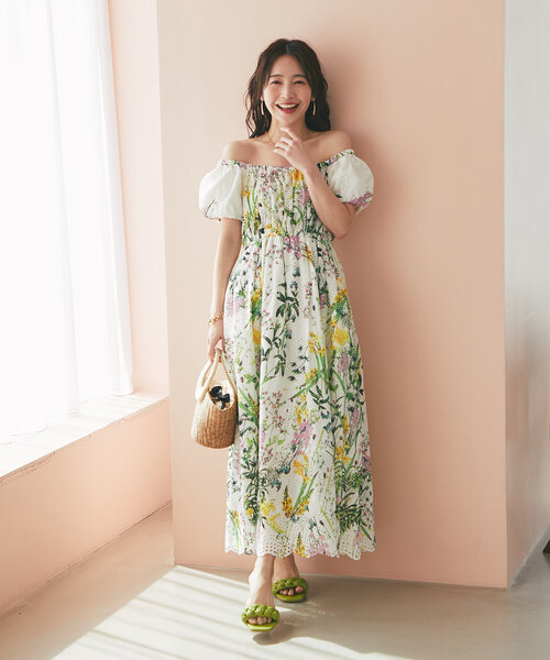 La boutique Bonbon ワンピース 「最強着映え」エンブロイダリー