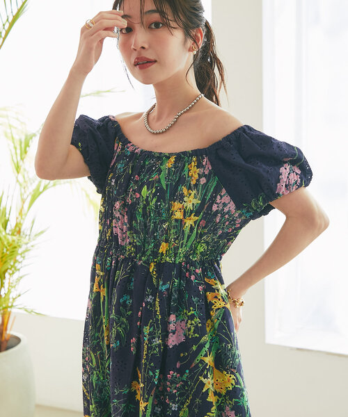 La boutique Bonbon ワンピース 「最強着映え」エンブロイダリー
