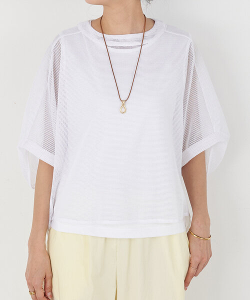 BEARDSLEY tシャツ カラミプルオーバー レディース : ZOZOTOWN