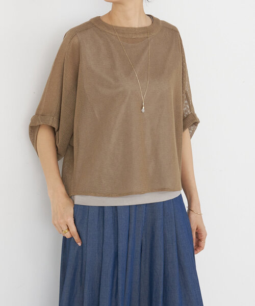 【新品未使用】BEARDSLEY プルオーバートップス BEARDSLEY tシャツ カラミプルオーバー レディース : ZOZOTOWN