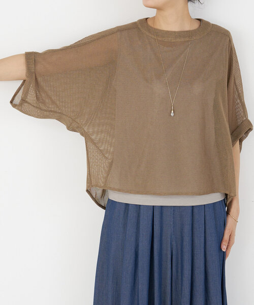 【新品未使用】BEARDSLEY プルオーバートップス カラミプルオーバー（Tシャツ/カットソー）｜BEARDSLEY