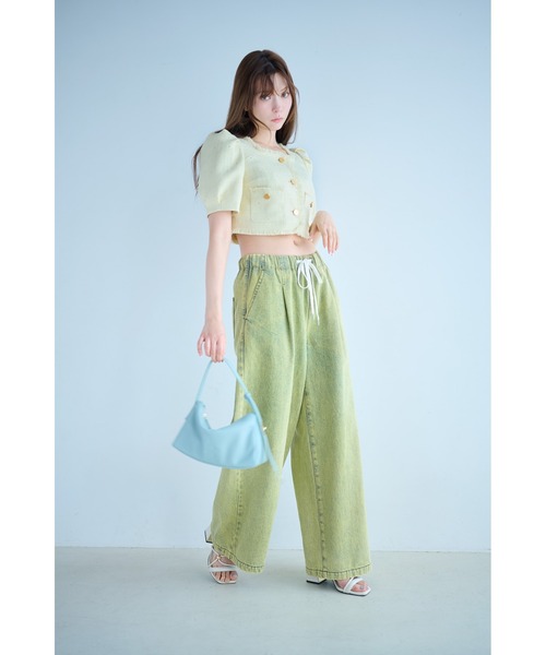 LILYBROWN ワイドレッグイージーデニムパンツ LILY BROWN｜ワイドレッグイージーデニムパンツ | Rakuten
