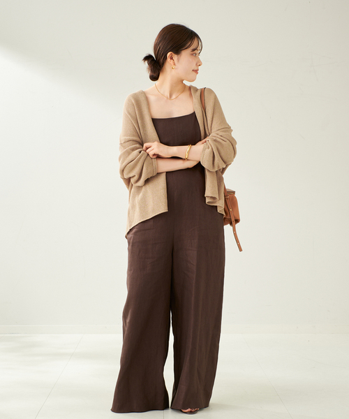 美品 plage linen sweat ボレロカーディガン ニットカーディガン linen sweat ボレロ（カーディガン）｜Plage（プラージュ）の