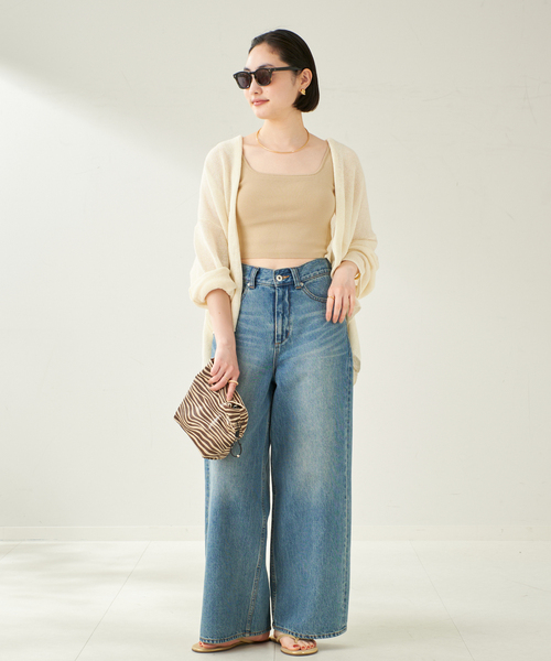 美品 plage linen sweat ボレロカーディガン ニットカーディガン plage カーディガン linen sweat ボレロ レディース : ZOZOTOWN