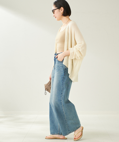 plage カーディガン linen sweat ボレロ レディース : ZOZOTOWN