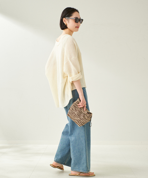plage カーディガン linen sweat ボレロ レディース : ZOZOTOWN