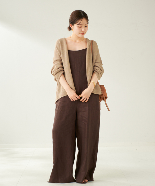【期間限定値下げ】plage linen sweat リネン　ボレロカーディガン plage カーディガン linen sweat ボレロ レディース : ZOZOTOWN