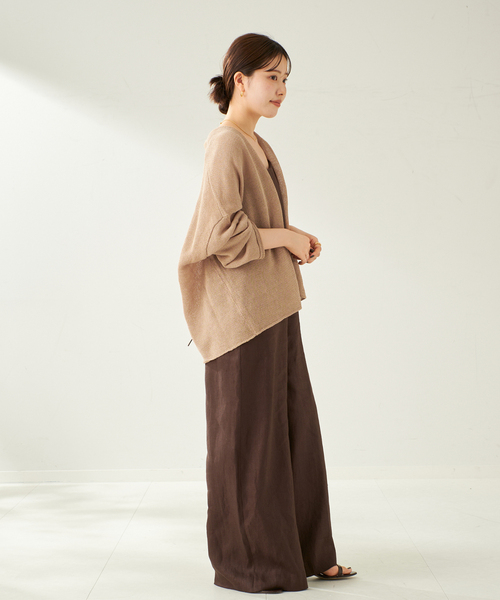 plage カーディガン linen sweat ボレロ レディース : ZOZOTOWN