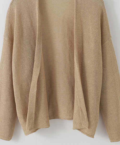 plage カーディガン linen sweat ボレロ レディース : ZOZOTOWN