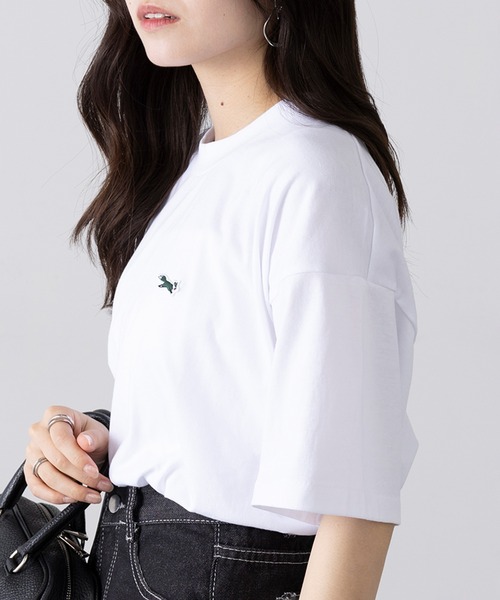 ペニーズ SPORTSWEAR ニットTシャツ F 白 ホワイト 半袖 Penneys（ぺニーズ）別注ビッグロゴTシャツ