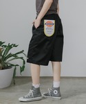 ワイドパンツ ハーフパンツ チノパン 短パン ...の詳細画像4