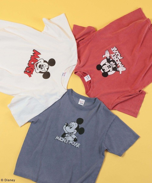 GLOBAL WORK ミッキーマウス Tシャツ Mサイズ グレー GLOBAL WORK ミッキーマウスTシャツ 110 - メルカリ