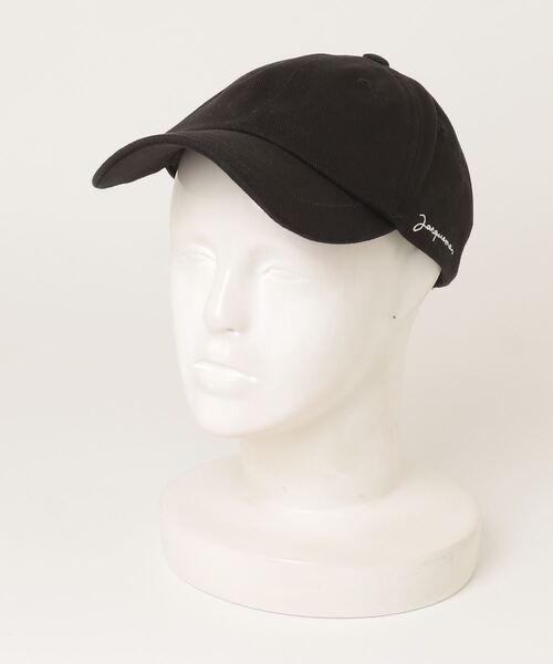 【美品】 JACQUEMUS 「JACQUEMUS」 レディース ブラック 58 キャップ 帽子