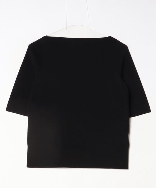 「Demi-Luxe BEAMS」 半袖ニット - ホワイト レディース