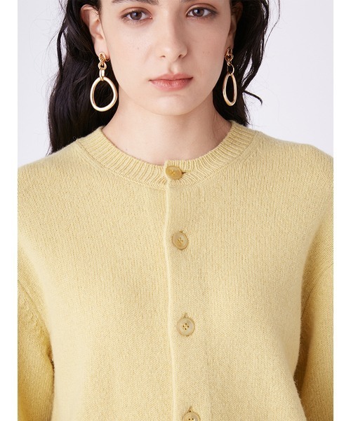 ⭐︎ごーたさん⭐︎ 新品タグ付き　Mila Owen イエローカーディガン Mila Owen（ミラオーウェン） ニットカーディガン 1 イエロー