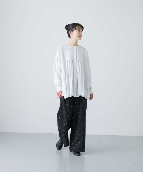 新品タグ付 DOORS かぐれ 小花刺繍イージーパンツ　ブラック かぐれ パンツ 小花刺繍イージーパンツ レディース : ZOZOTOWN