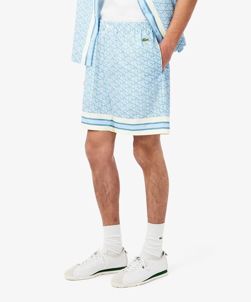 LACOSTE（ラコステ） パンツ モノグラム総柄ショーツ メンズ