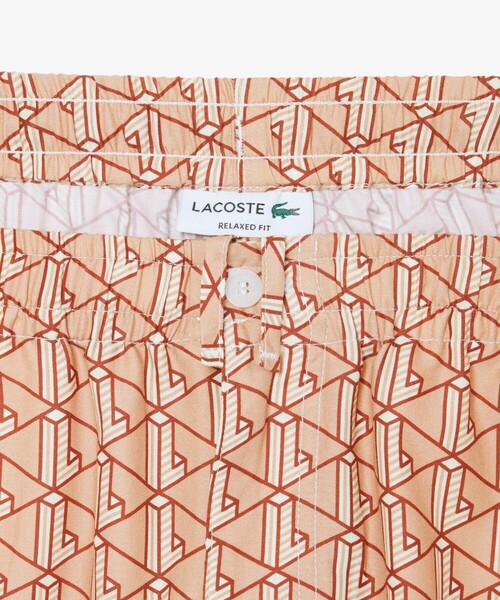 LACOSTE（ラコステ） パンツ モノグラム総柄ショーツ メンズ