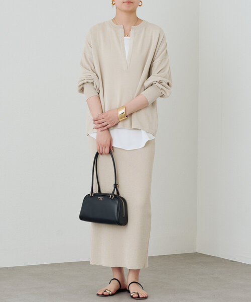 【Loungedress】和紙天竺ニット LOUNGEDRESS（ラウンジドレス）の「和紙天竺ニット（ニット
