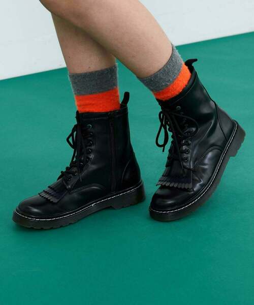 FRAPBOIS（フラボア） ショートブーツ 25.5cm ブラック レディース