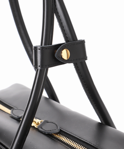 【美品】YOUNG＆OLSEN スピックアンドスパン　別注レザートート　2way SETUP7｜YOUNG&OLSEN/EMBOSSED LEATHER ZIP BOAT トートバッグ