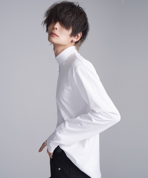 ADRER 「ADRER」 長袖Tシャツ LARGE ブラック メンズ : ZOZOTOWN