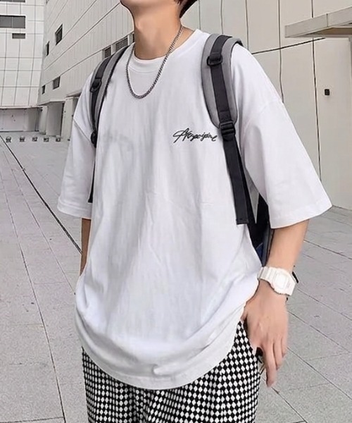 B.R.U tシャツ 刺繍バイカラーTシャツ メンズ レディース : ZOZOTOWN
