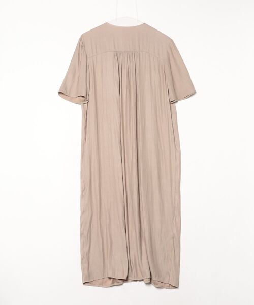 「AZUL ENCANTO」 半袖ワンピース MEDIUM ブラウン レディース_画像2