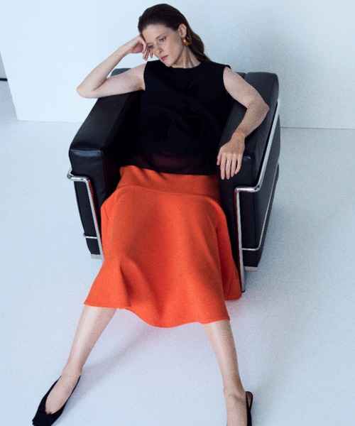 美品 アドーア ADORE コンフォートボンディングロングトップス ゆったり ADORE（アドーア） スカート ボンディングジャージー : ZOZOTOWN Yahoo