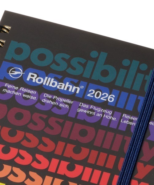Rollbahn 手帳 「2026年版／2025年10月始まり手帳」ロルバーン