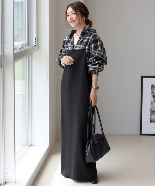 Aletta vita ワンピース ジョーゼットキャミワンピース : ZOZOTOWN
