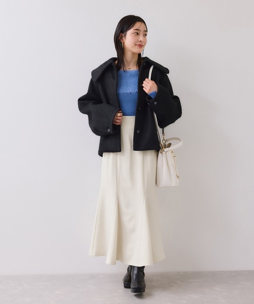 VIS（ビス） ロング スカート 「美easy」ウーリッシュマーメイド