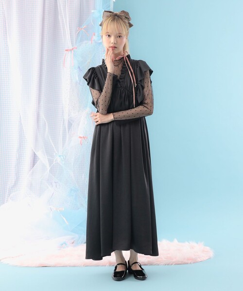 CAROLINA GLASER（カロリナ グレイサー） ヘアクリップ ベロアリボン