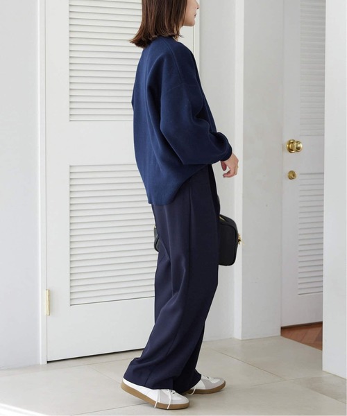 ニット セーター 「WEB限定カラー有り/追加」サガラ刺繍スウェットライクニット レディース | SLOBE IENA | 24