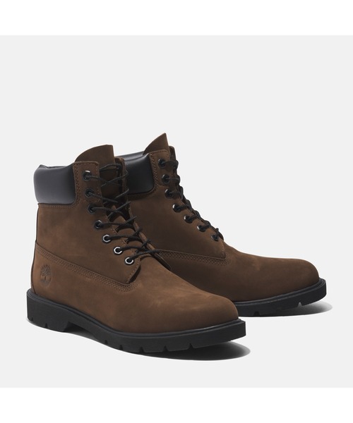「Timberland」 レースアップブーツ 28.5cm ブラウン メンズ
