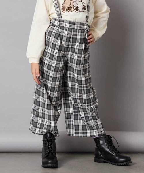 a.v.v（アー・ヴェ・ヴェ） パンツ 「120-160」サス付きチェックワイド
