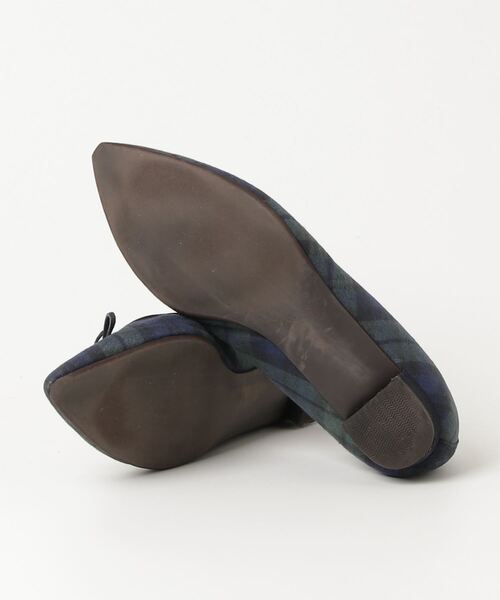 GINZA Kanematsu（銀座かねまつ） チェック柄フラットパンプス