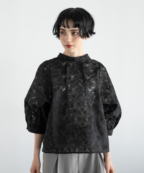 「PAGEBOY」 7分袖ブラウス FREE ブラック系その他 レディース_画像7