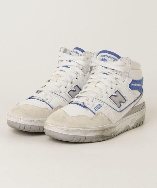 New Balance（ニューバランス） ハイカットスニーカー 24.0cm ホワイト