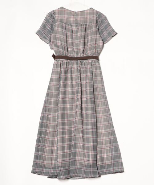 「LAISSE PASSE」 半袖ワンピース SMALL ブラック レディース_画像2