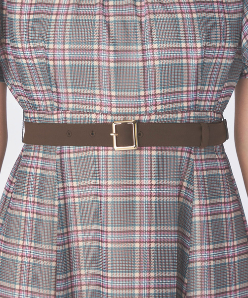 「LAISSE PASSE」 半袖ワンピース SMALL ブラック レディース_画像3