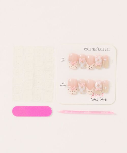 Lace Ladies（レースレディース） ネイルチップ ネイルシール リボン