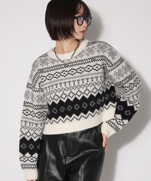 PAGEBOY（ページボーイ） ニット セーター ノルディックショートプル