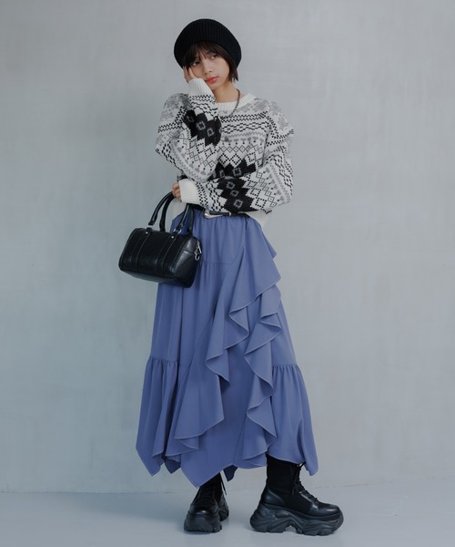 S.Kページ PAGEBOY（ページボーイ） ニット セーター サンドビンテージニットプル