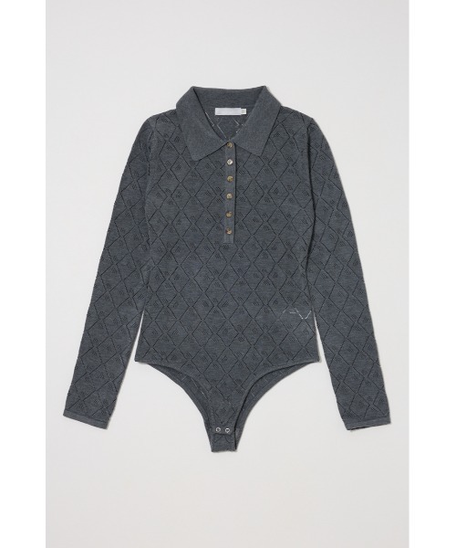 MOUSSY（マウジー） ニット セーター EYELET KNIT ボディースーツ