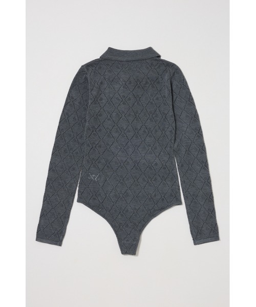 MOUSSY（マウジー） ニット セーター EYELET KNIT ボディースーツ